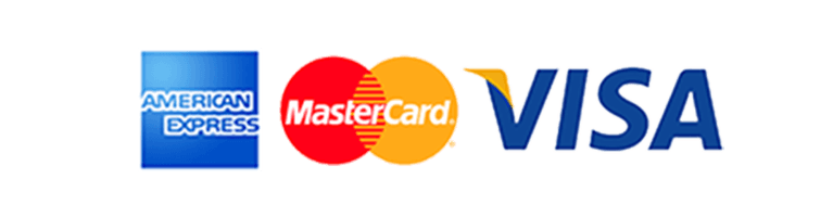American Express, Mastercard and Visa Payment